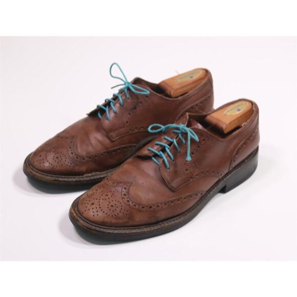 Tod\'s Brown Wingtip Leather Oxford Dress Shoes Men\'s US 9 main image 10